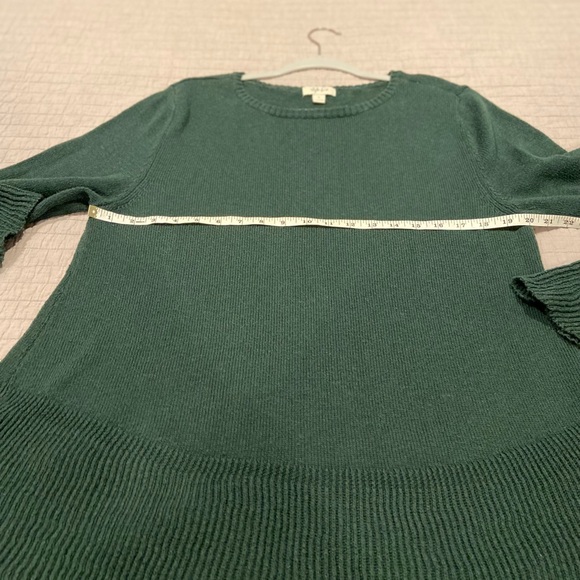 Style & Co Green Ribbed Hem Sweater – XL - Picture 5 of 7